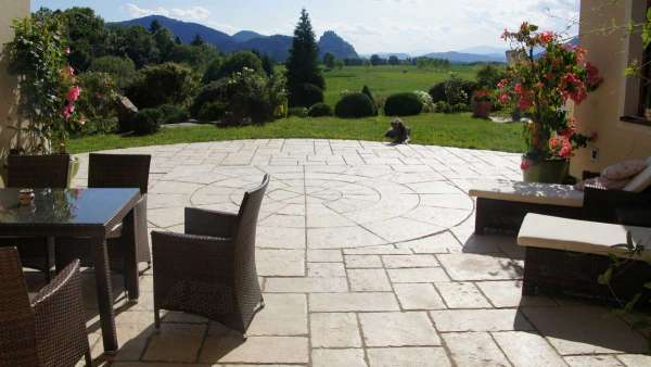 Semmelrock Bradstone Old Town lapok - Mészkőfehér