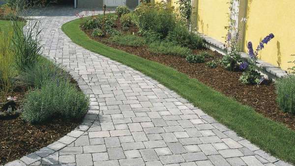 Semmelrock Castello antico Kombi térkő - Szürke-fekete, antikolt