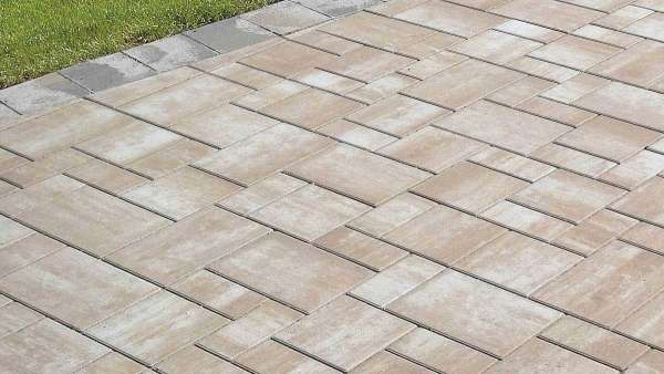 Semmelrock Citytop+ Kombi térkő - Barna-fehér