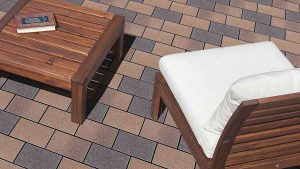 Semmelrock Citytop Smart térkő - Barna-mix