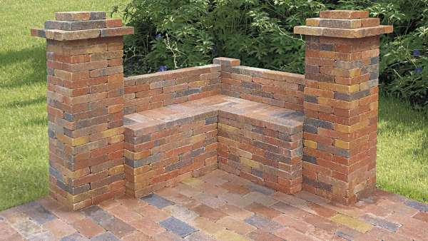 Semmelrock Fuego Antico térkő - Bontott tégla mix