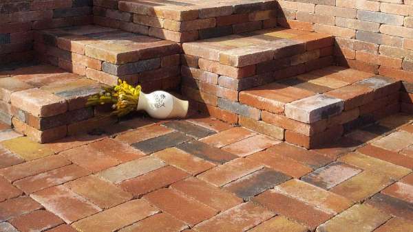 Semmelrock Fuego Antico térkő - Bontott tégla mix