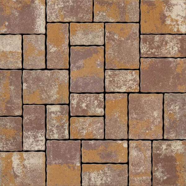 Semmelrock Appia Kombi térkő - Lávavörös