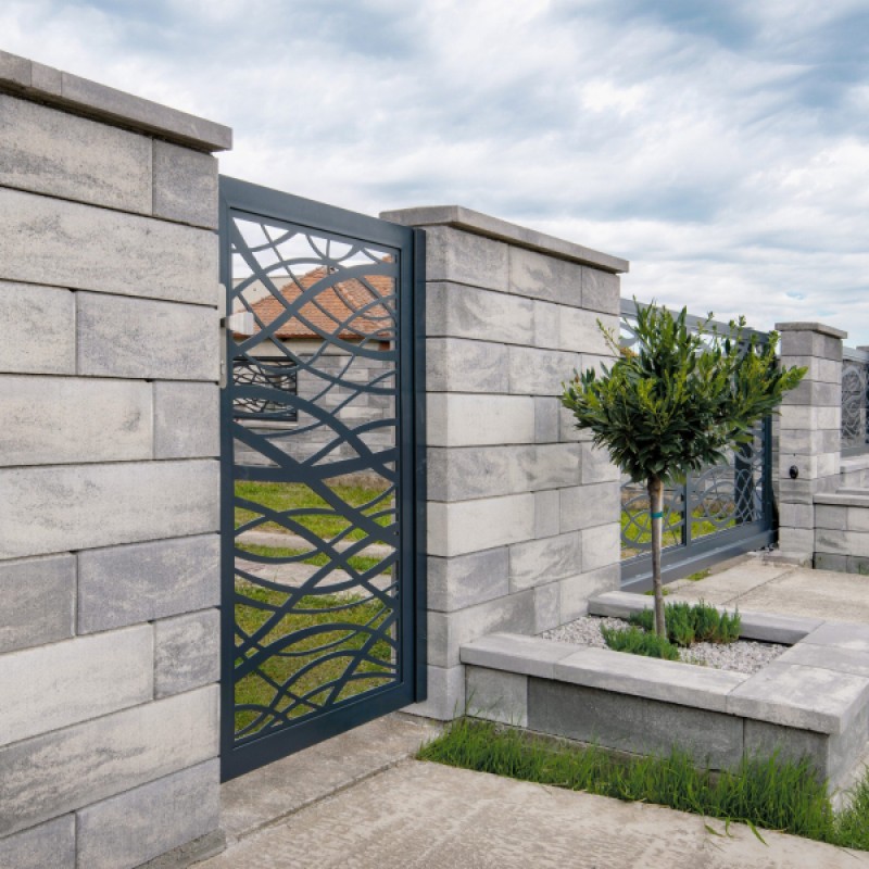 Semmelrock Rivago kerítésrendszer - Füstszürke